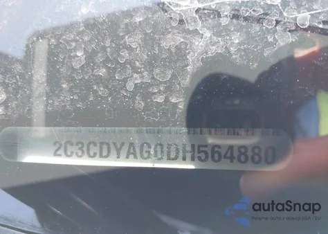 2013 Dodge Challenger Sxt из США, поврежденный, VIN 2C3CDYAG0DH564880